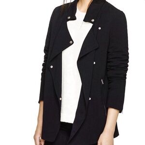Aritzia Wilfred Mayet Moto Japanese crepe jacket